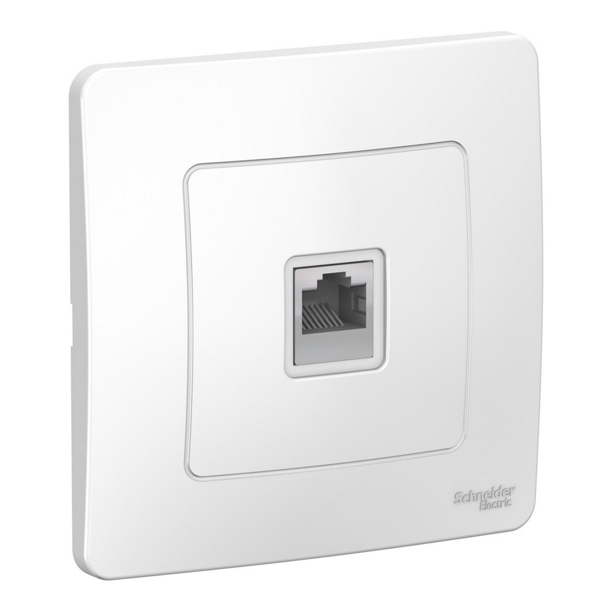 Розетка компьютерная "blanca" 1 местн. rj45, белый (1/10/60) "schneider"