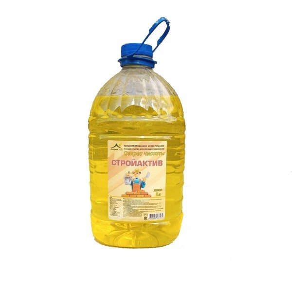 Жидкое мыло 5 л (Секрет Блеска) лимон СтройАктив