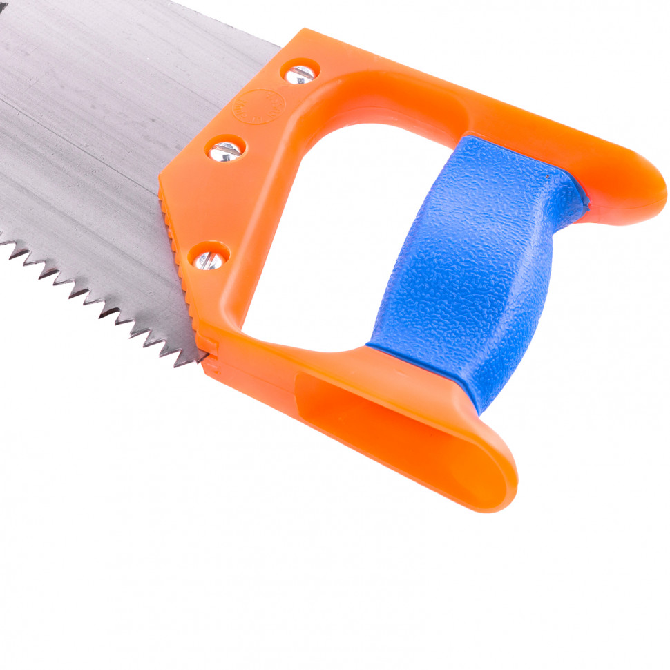 Ножовка по дереву, 400 мм, шаг зубьев 5 мм, пластиковая рукоятка (Ижевск) (23162)