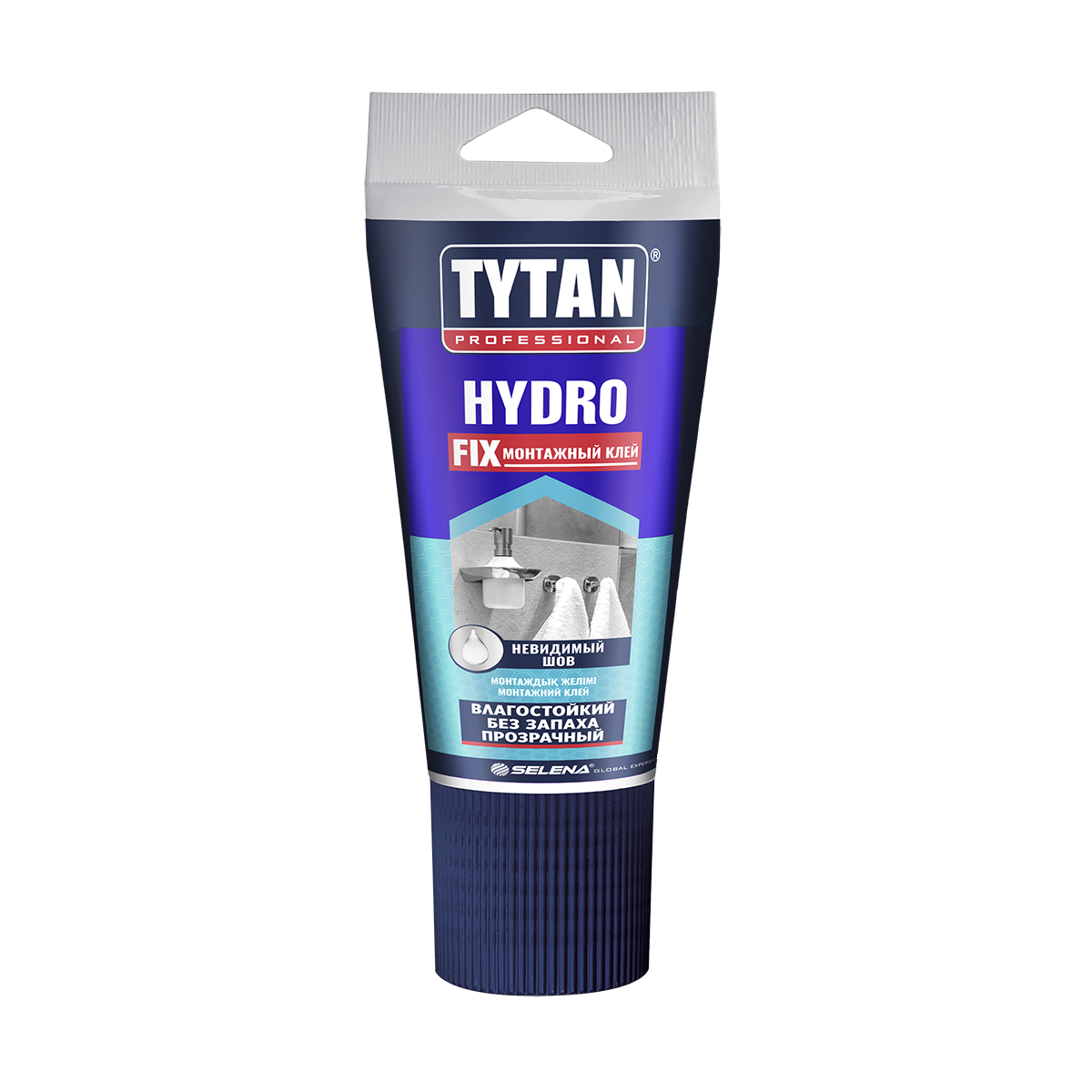 Клей монтажный "hydro fix" акрилатный прозрачный 150 г (12) "tytan professional"