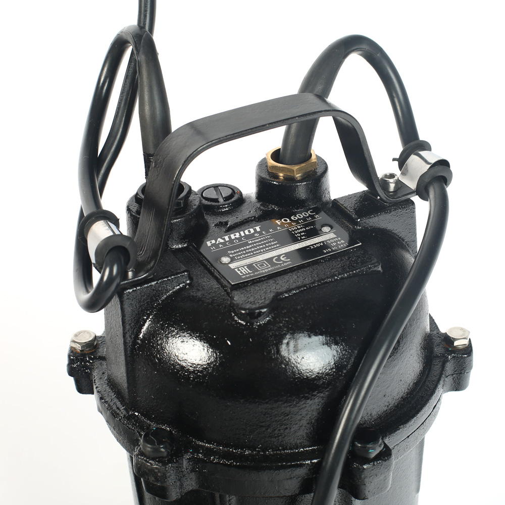 Насос дренажный fq-600с  550 вт (для грязной воды) (1) "patriot" 315302421