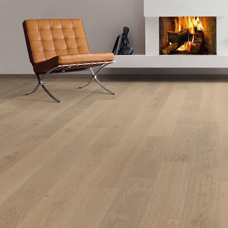 Паркетная доска Haro Series 4000 (5G) 538943 Дуб Песочно-Серый Маркант брашированный однополосный 4V2200 x 180 x 13.5мм