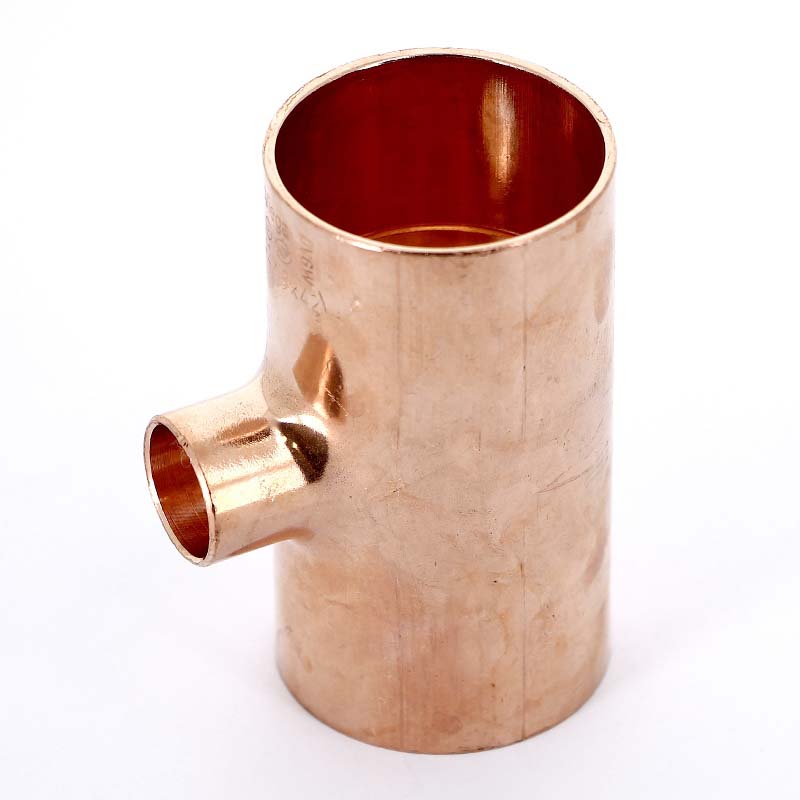 Тройник переходной под пайку 42 х 18 х 42 мм VIEGA медный