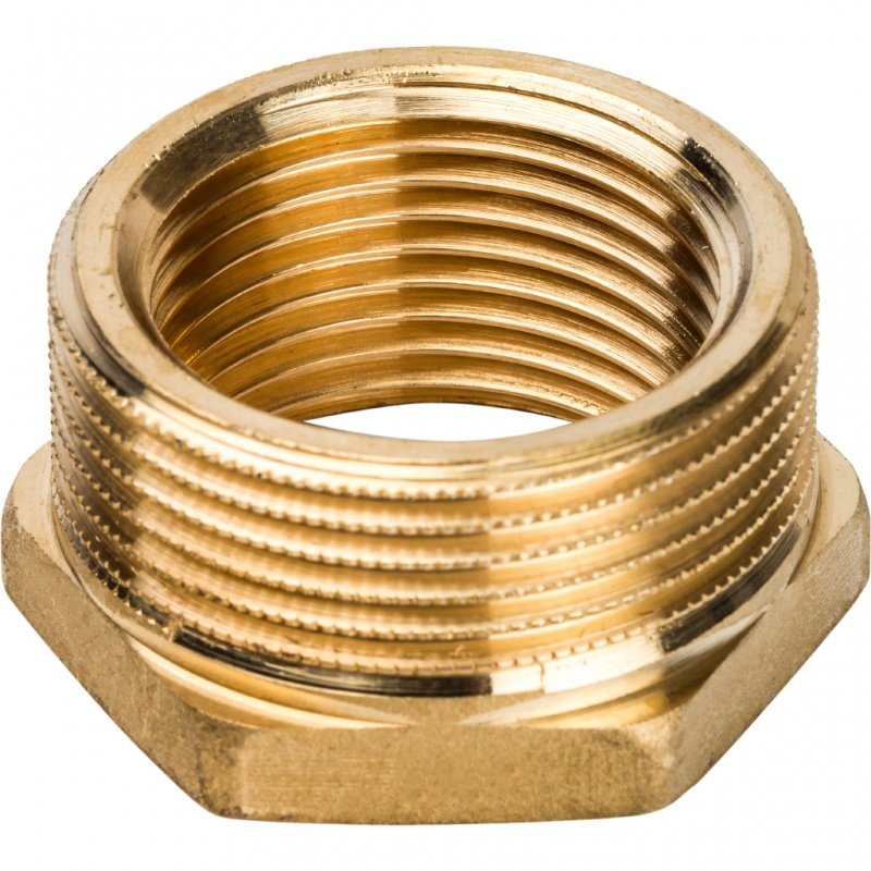Футорка редукционная НВ 1"1/4 x 1" латунь STOUT