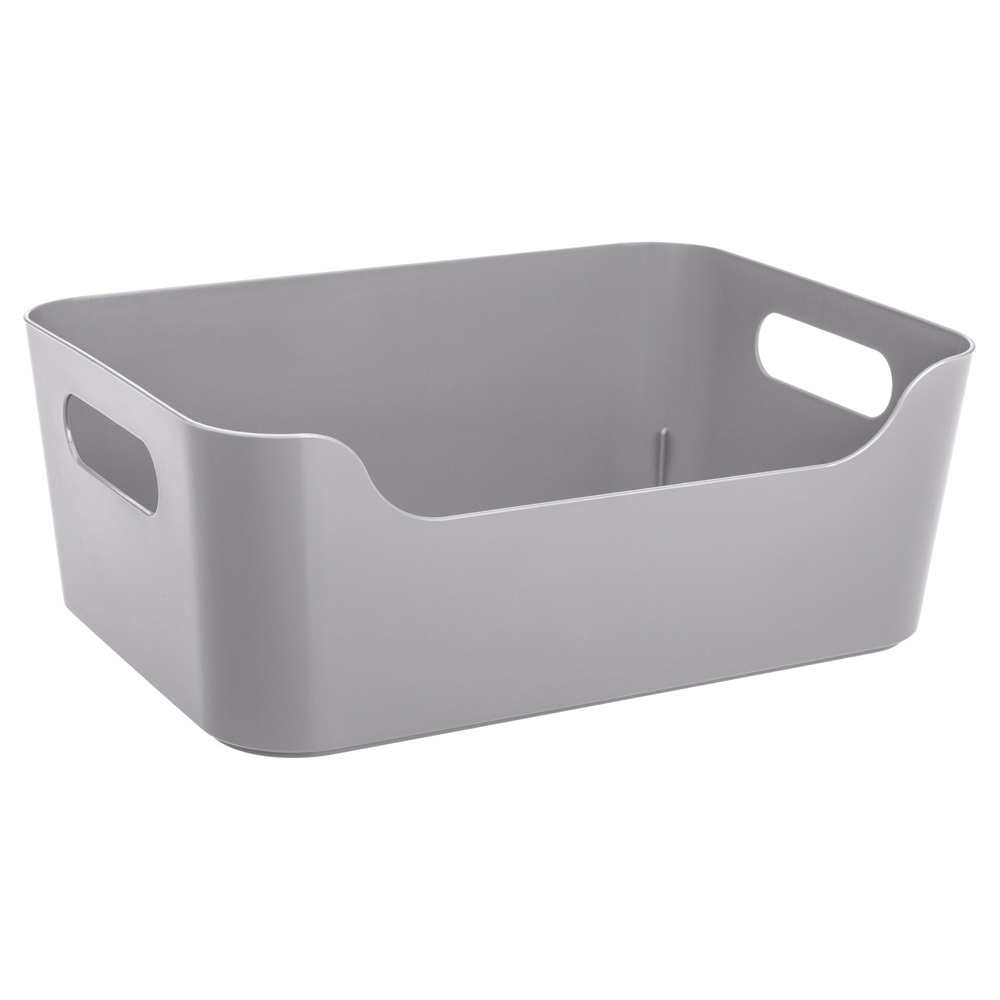 Корзина универс. "scandi" 10 л 340*240*140 мм (светло-серый) (1/18) "бытпласт"