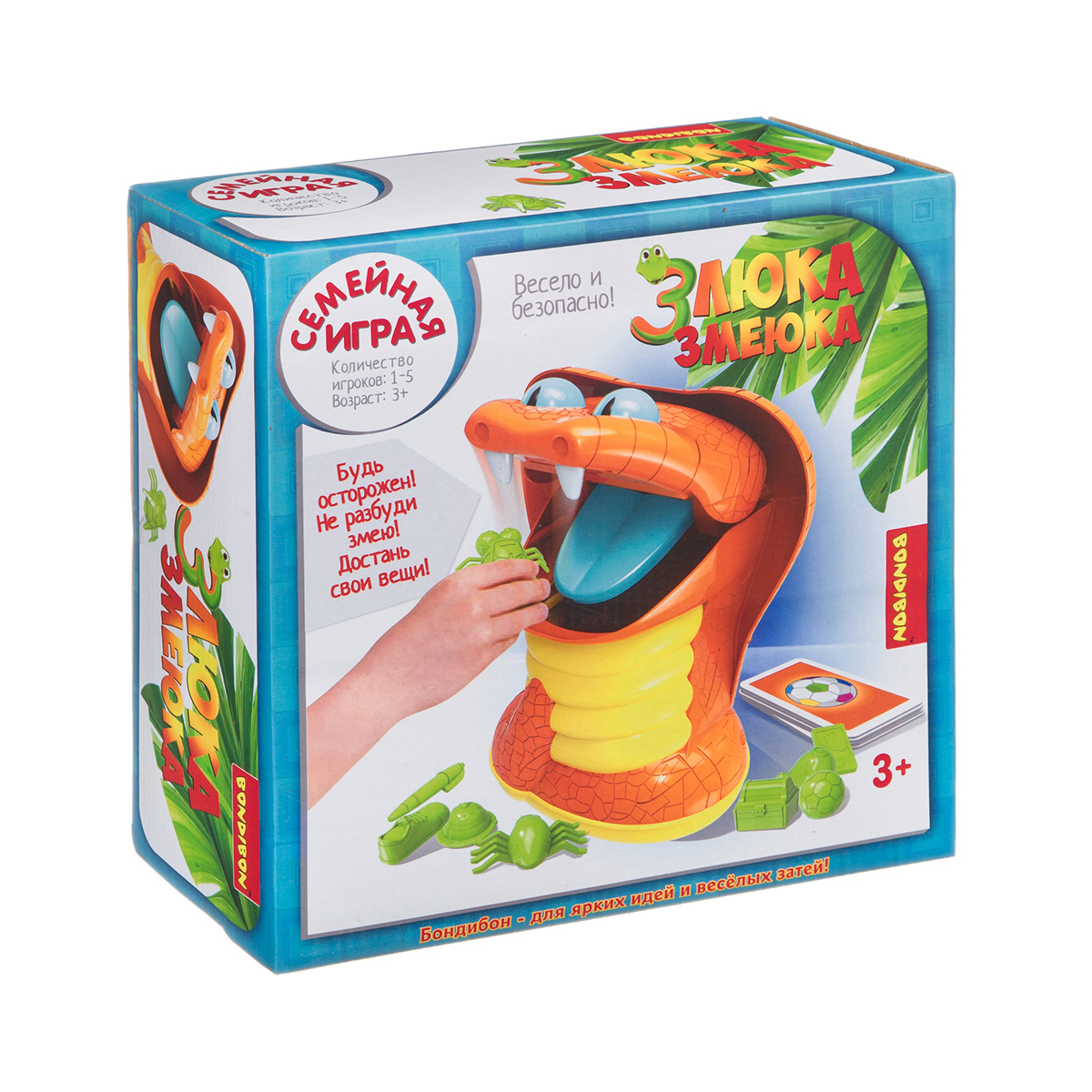 Игра настольная "злюка змеюка" "bondibon" вв4581