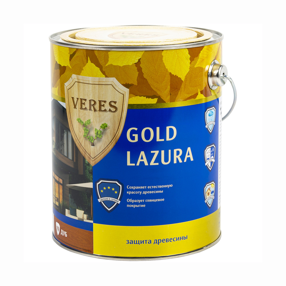 Верес gold №19 дуб  2,7 л (1/4) "veres"