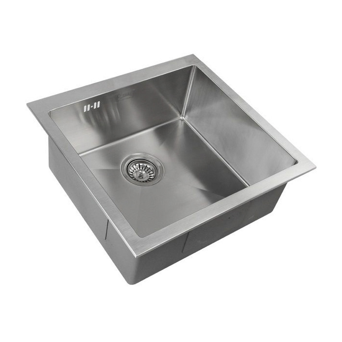 Мойка для кухни врезная нержав. rx-4444  440*440 мм (чаша 400*400*200 мм) "zorg"