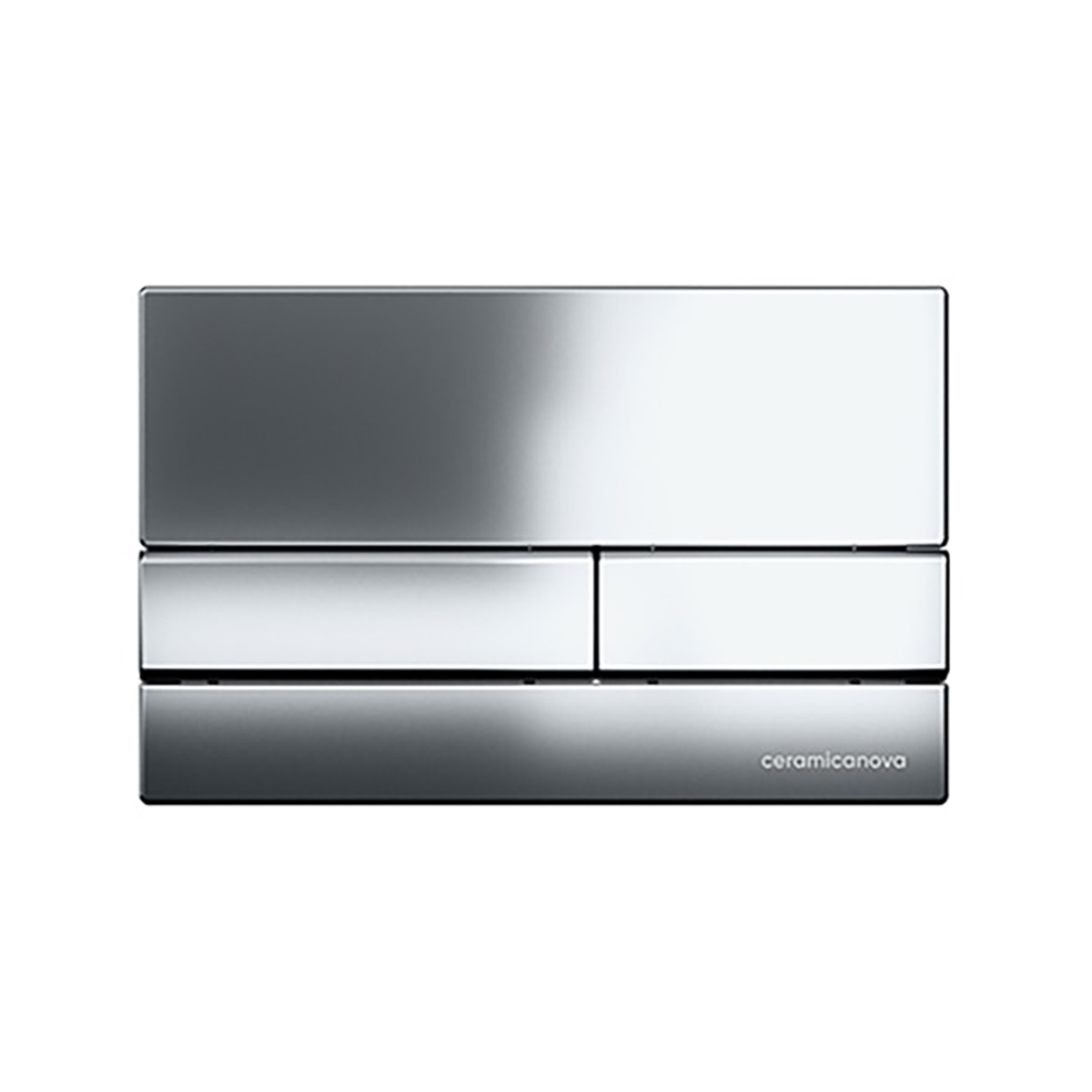 Инсталляция рамная для подвесного унитаза "envision" с кнопкой flat (хром) "ceramica nova" cn1002ch