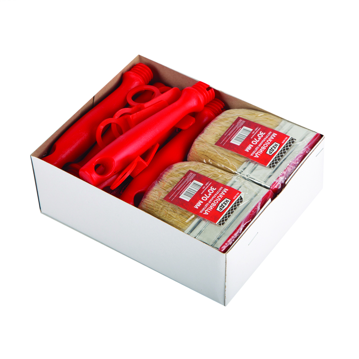 Макловица 30 х  70 мм (6/240) натур.щетина, пласт.ручка "кедр"  011-3070