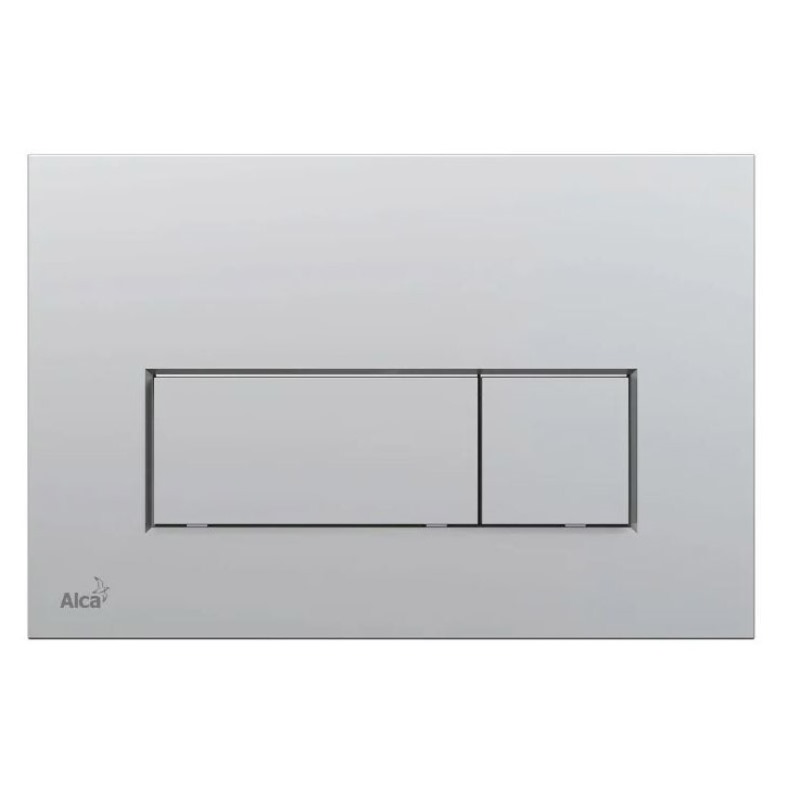 Кнопка смыва Alcaplast M572 пластик матовый хром