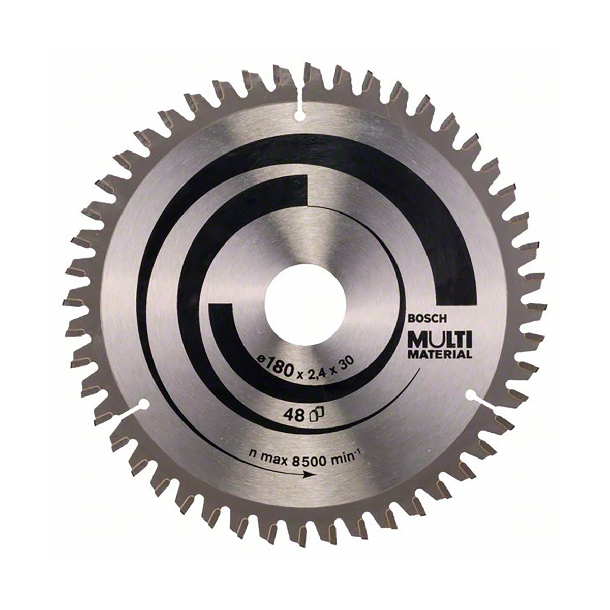 Диск пильный универс. "multi material" 180 х 30 мм, 48 зубьев (1) "bosch" 2608640507