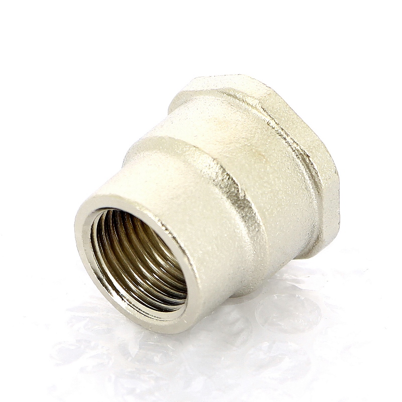 Муфта редукция 3/4" x 1/2" (ВР) никель UNI-FITT