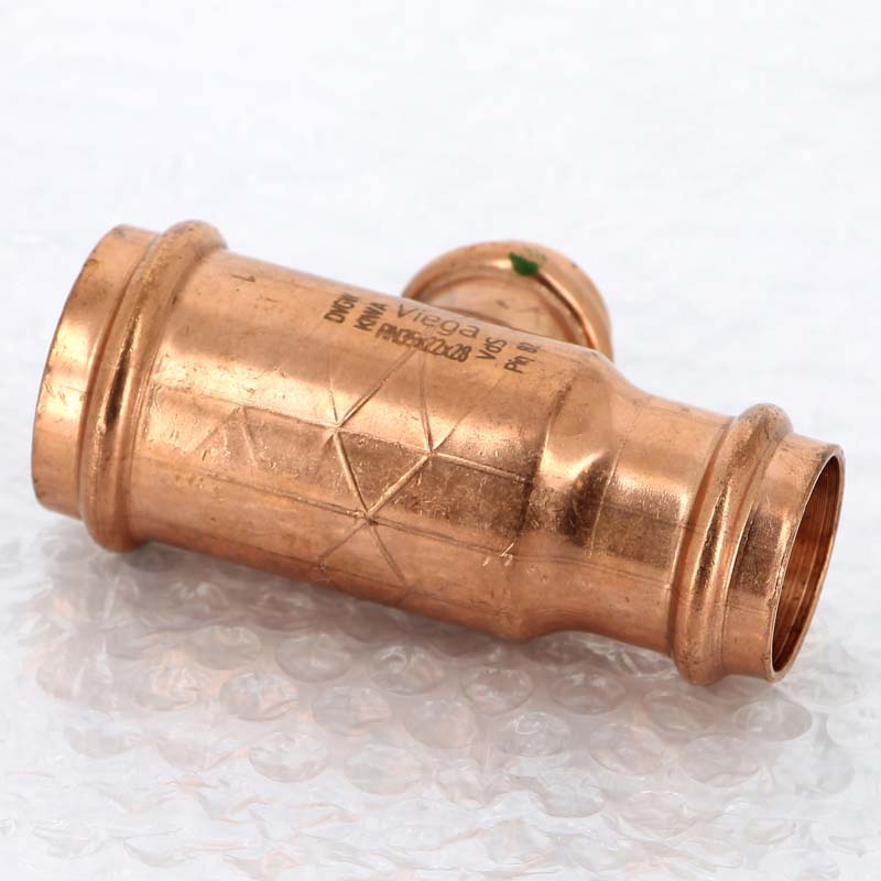 Тройник пресс медный Profipress VIEGA 35х22х28