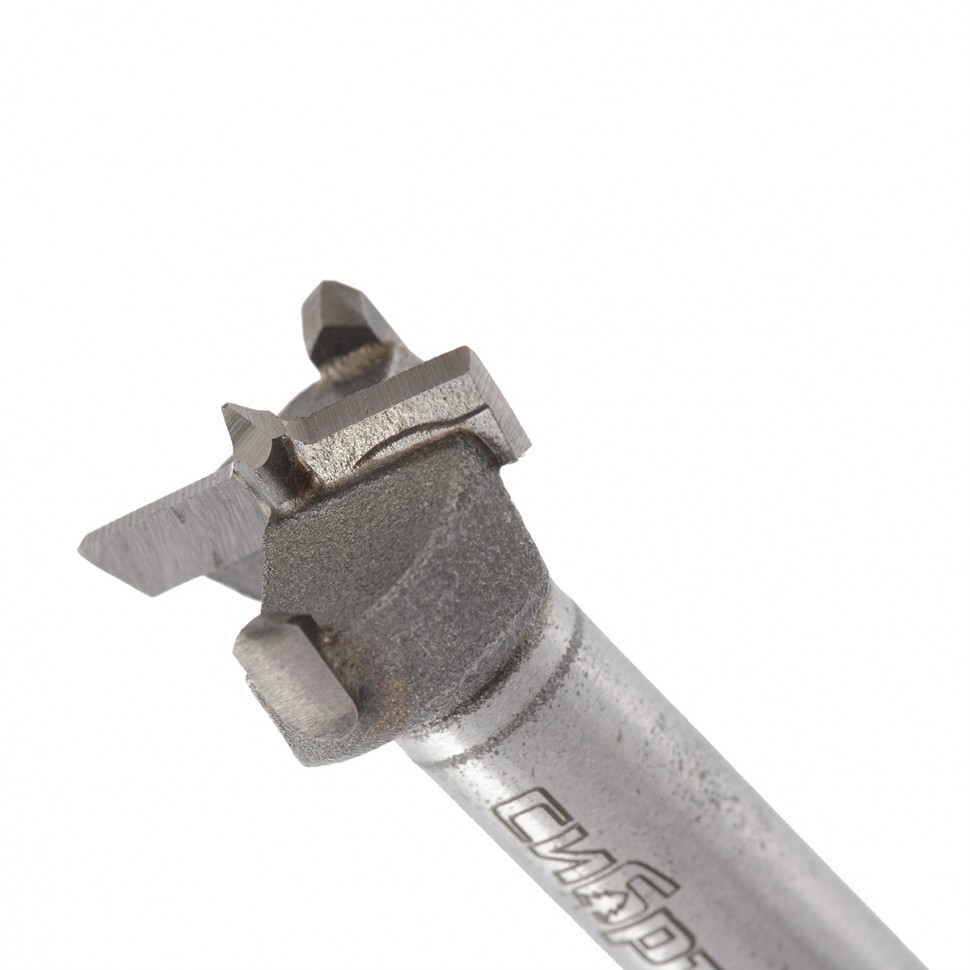 Сверло Форстнера по дереву, 20 мм, цилиндрический хвостовик Сибртех (704820)