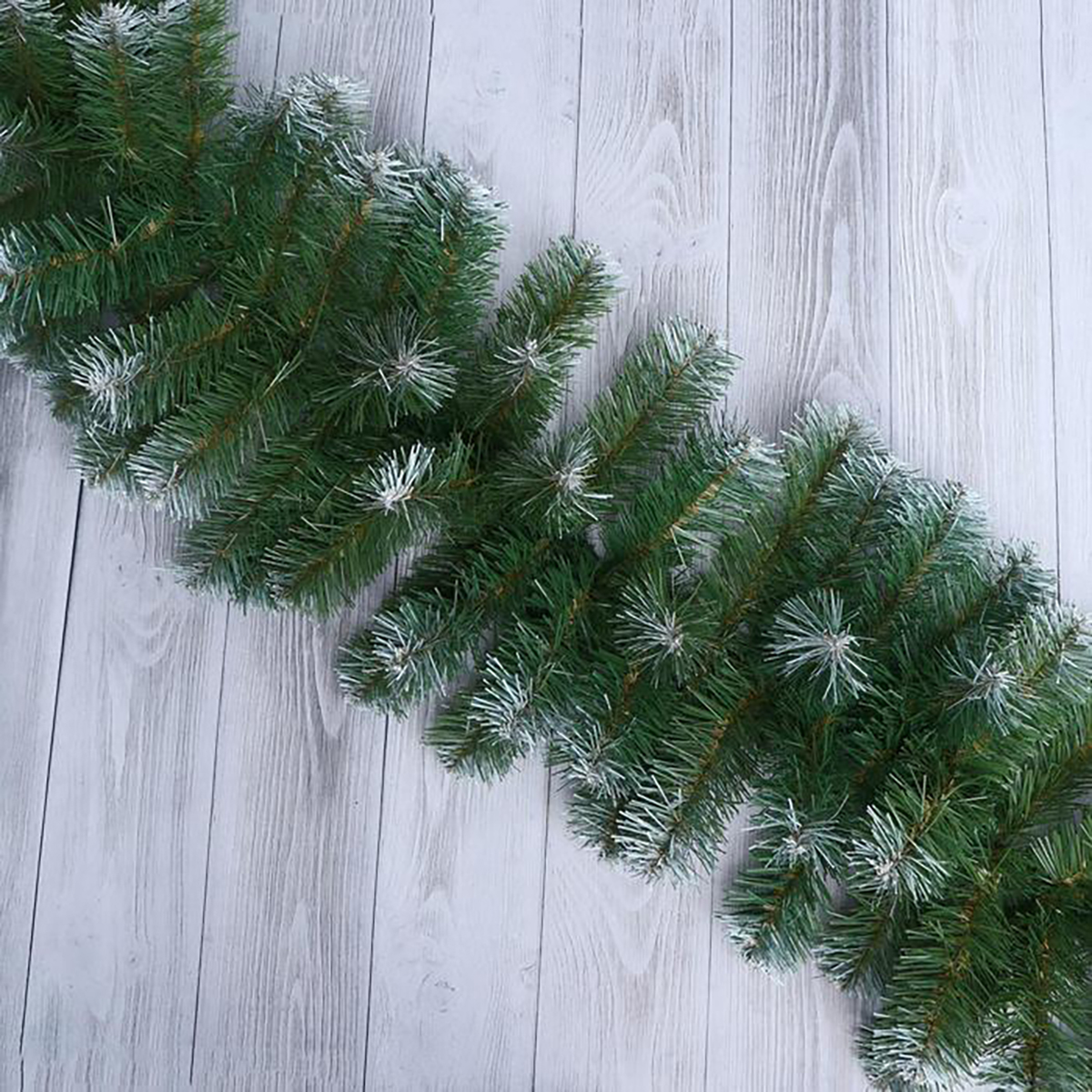 Гирлянда хвойная "рождественская" 2,7 м  d-32 см (зеленая) "елкиторг" 7092478