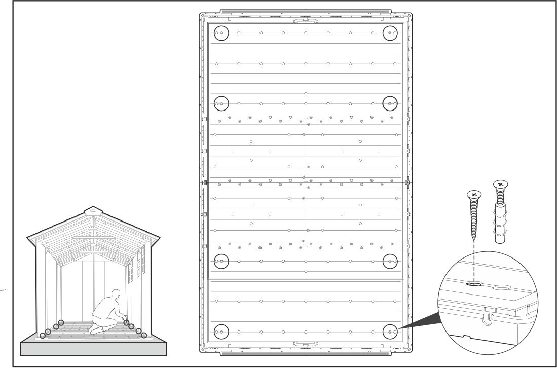 Сарай "Окланд 7511" (размеры 210 х 342 )