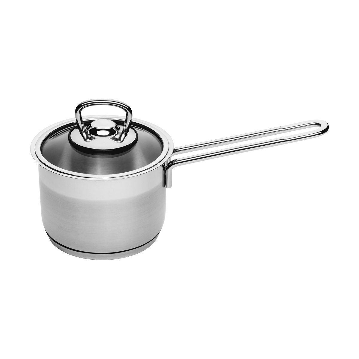 Ковш нержав. "софия" 0,9 л стекл. крышка, 12 см (1/8) "катюша" 9940-120-0