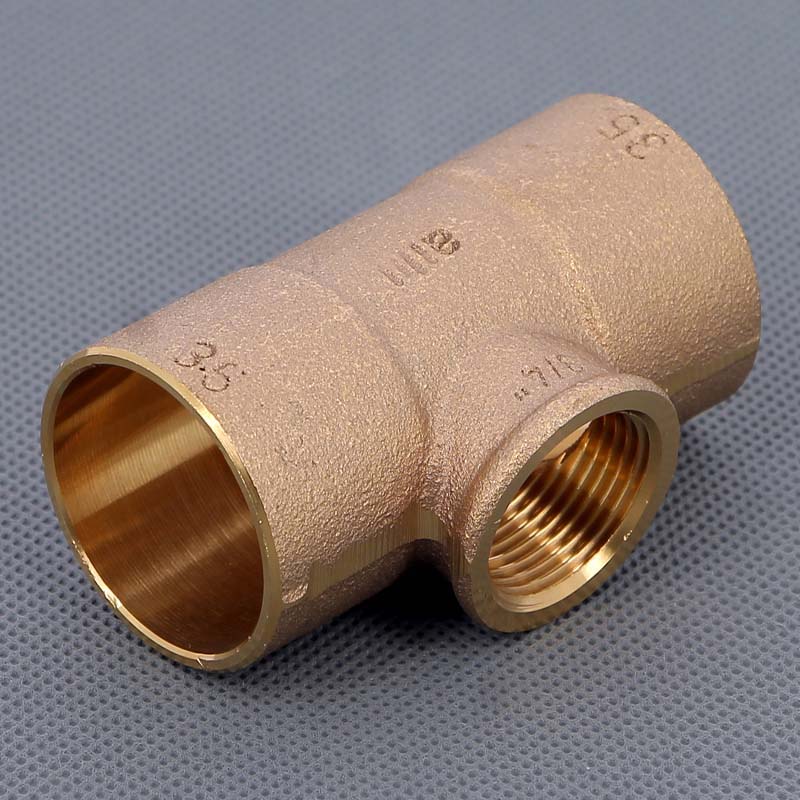 Тройник переходной под пайку ВР 42 х 1"1/2 VIEGA медный