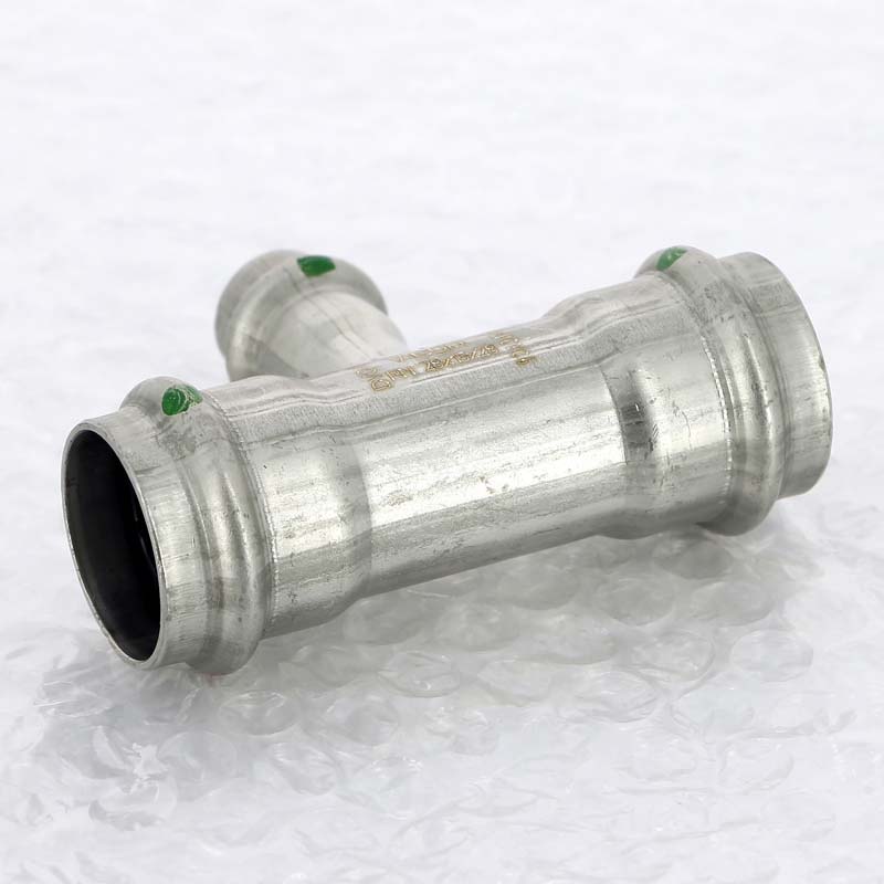 Тройник пресс 28х15х28 нержавеющая сталь Sanpress Inox VIEGA