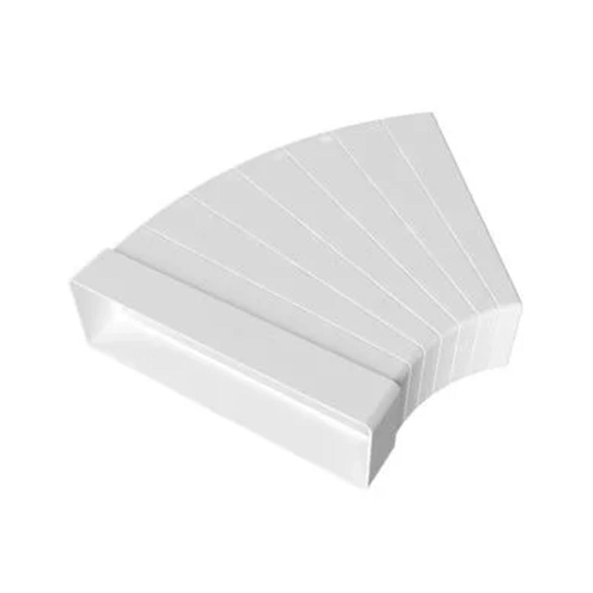 Колено горизонтальное разноугловое 55 х 110 мм пластик (1/36) "эра" 511крп