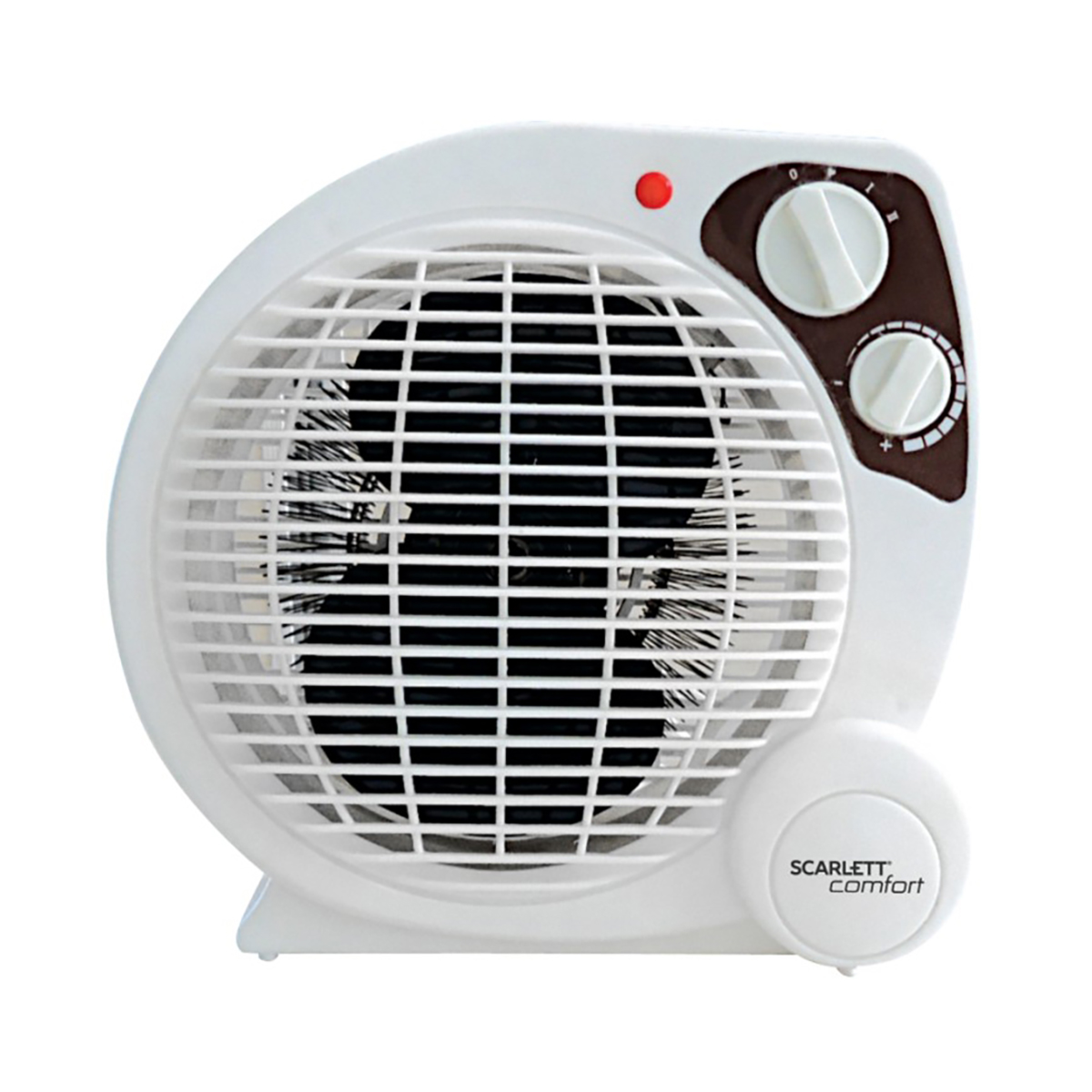 Тепловентилятор настольный спираль sc-fh211s  2 квт (1/8) "scarlett"