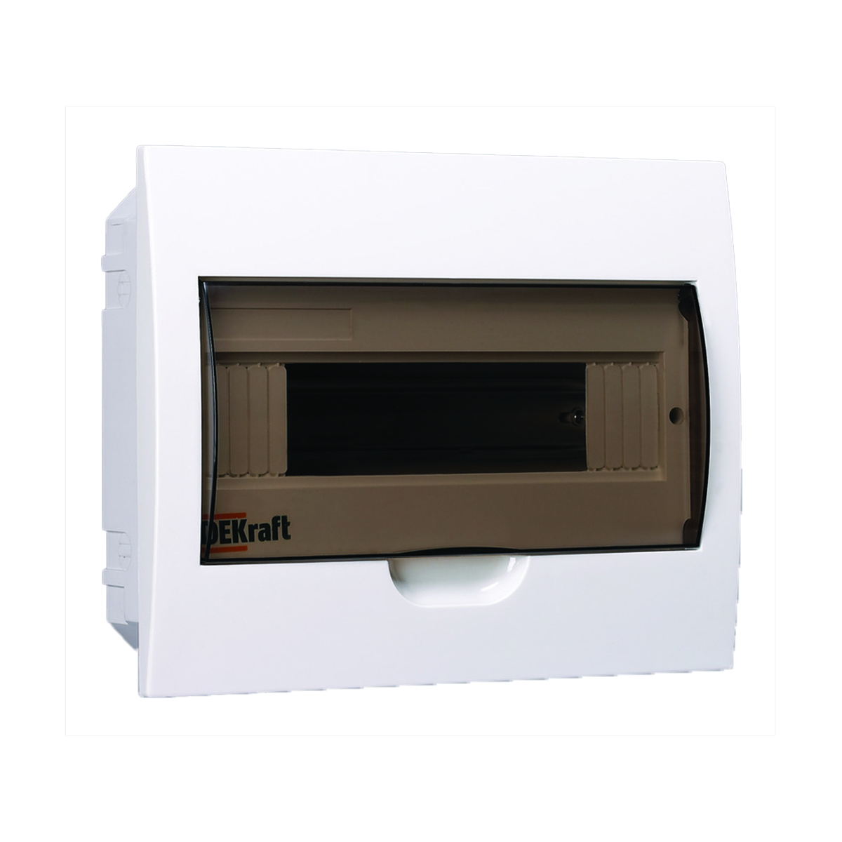 Щиток распределительный встраиваемый щрв-п 12 модулей, пластик (1/10) "dekraft"