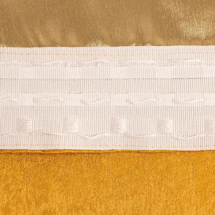 Штора "классика" 145*265 см на ленте, желтый (1/18) "этель" 5800329