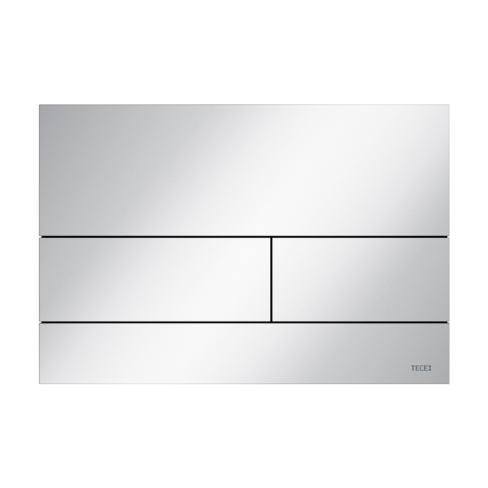 Металлическая панель смыва TECEsquare II белая глянцевая для инсталляции унитаза, 150 x 220 x 3 мм
