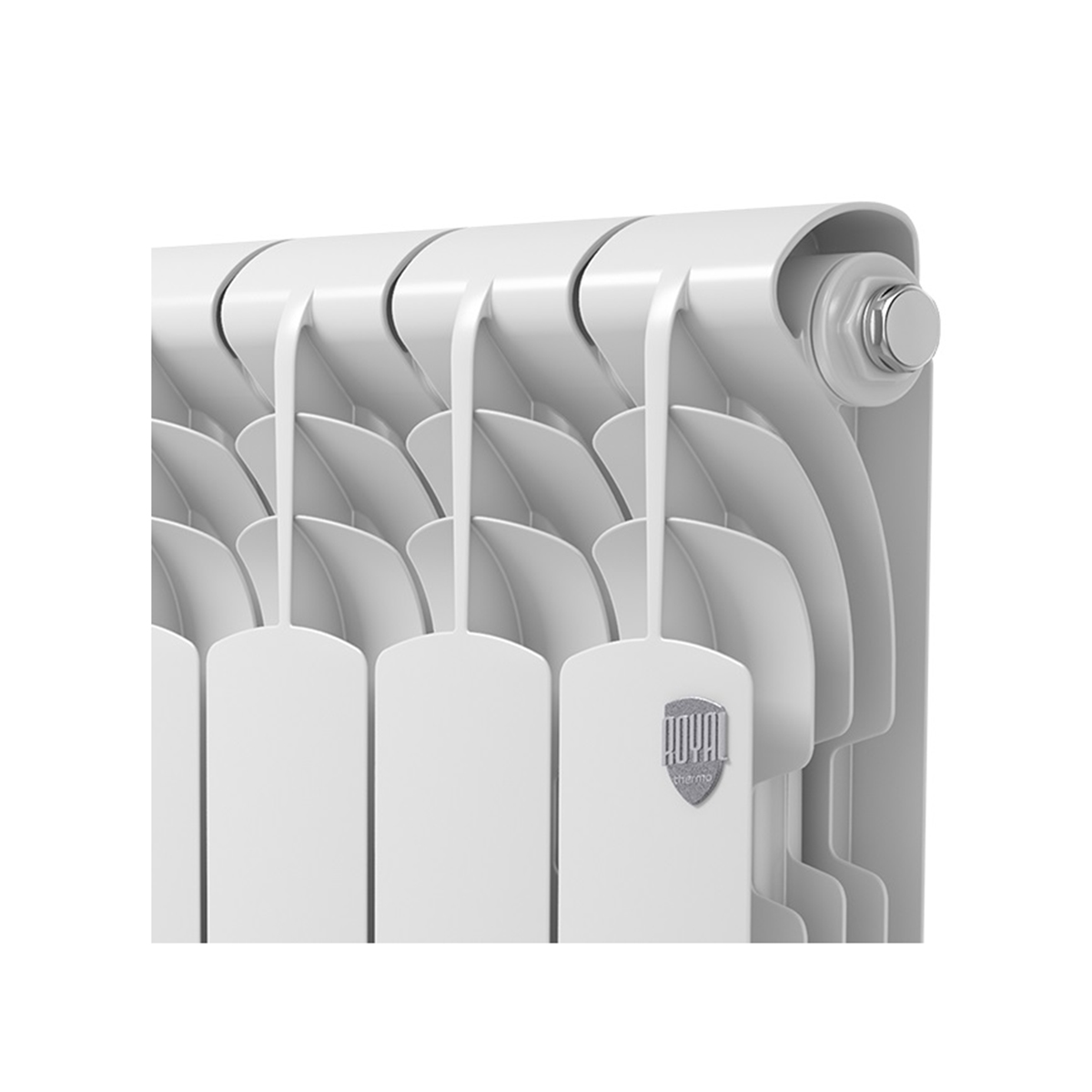 Радиатор алюмин. "revolution 500 2.0" 6 секций (1) "royal thermo"