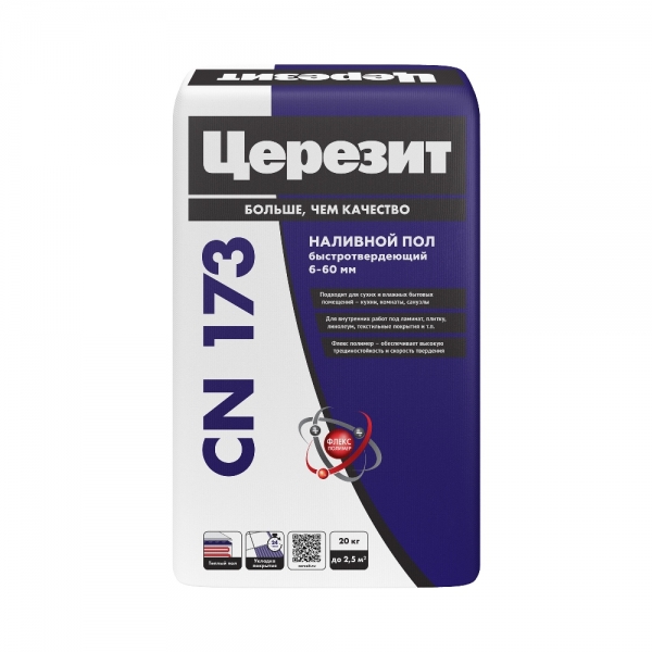 Наливной пол Церезит CN 173 самовыравнивающийся 20 кг