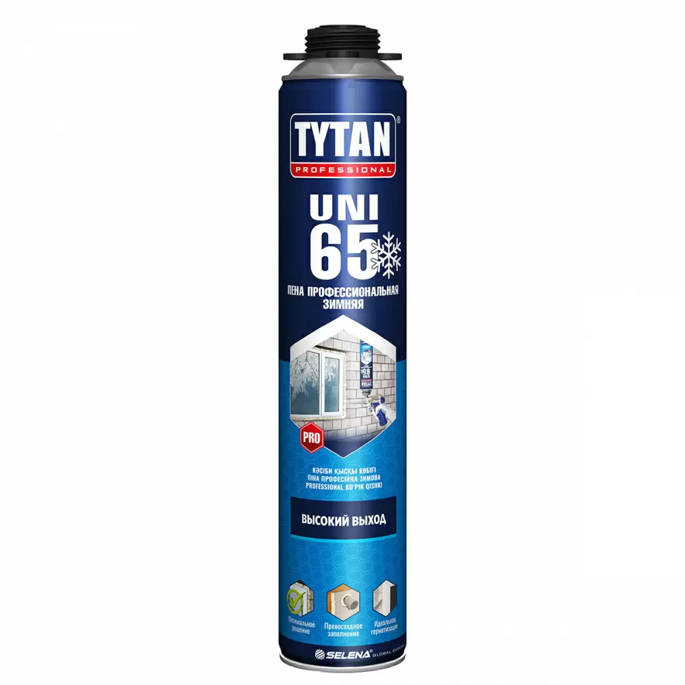 TYTAN PROFESSIONAL 65 UNI пена профессиональная зимняя (750мл)