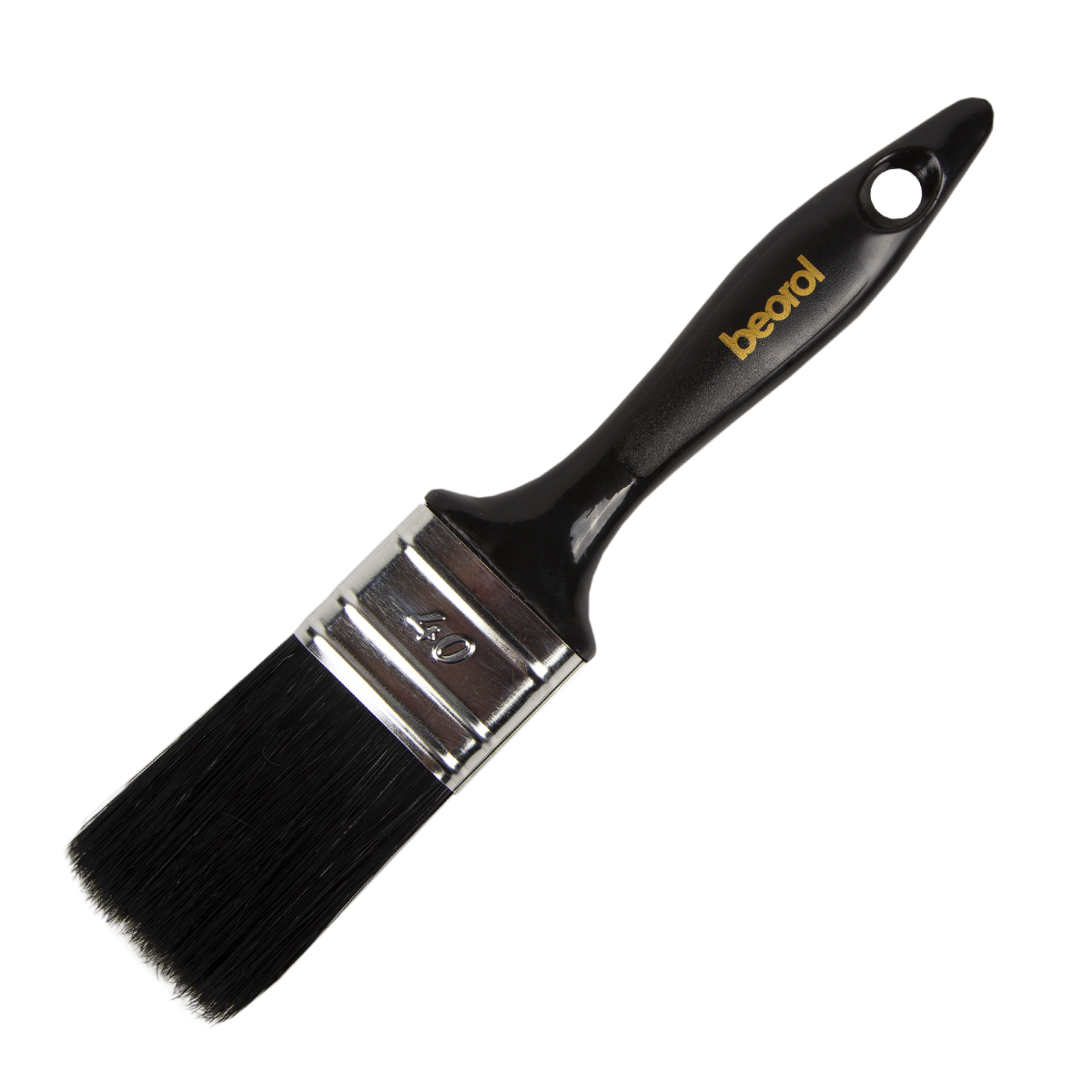 Кисть плоская "black professional"  40 х 15 мм (12/672)  "beorol"