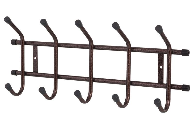 Вешалка настенная 5-рожковая (коричневый) (1/10) "виолет"