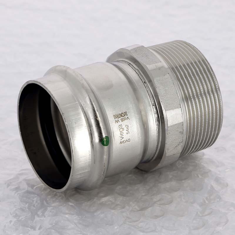 Муфта пресс-Н 54х2" нержавеющая сталь Sanpress Inox VIEGA