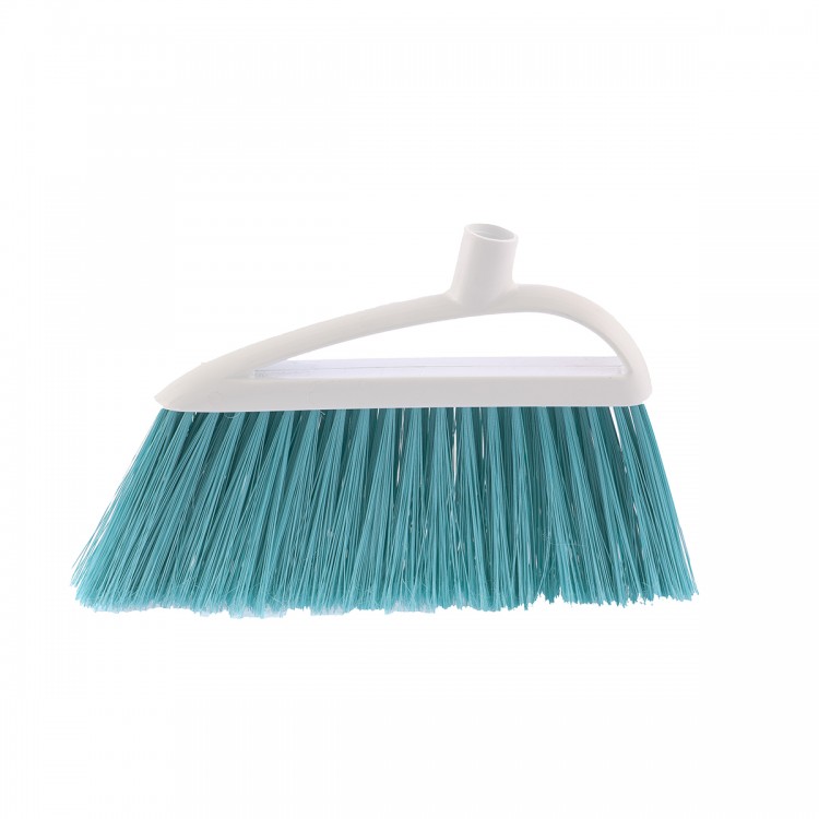 Щетка пластмассовая для подметания пола "Lux ", 230 мм, без черенка, бирюзовая щетина Elfe (93556)