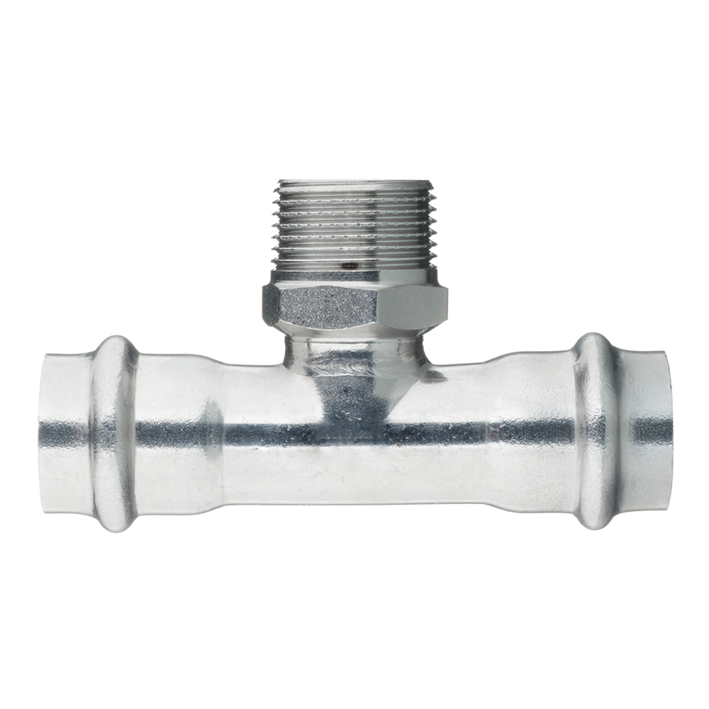 Тройник Н-пресс 18 x 3/4" x 18 нержавеющая сталь VALTEC