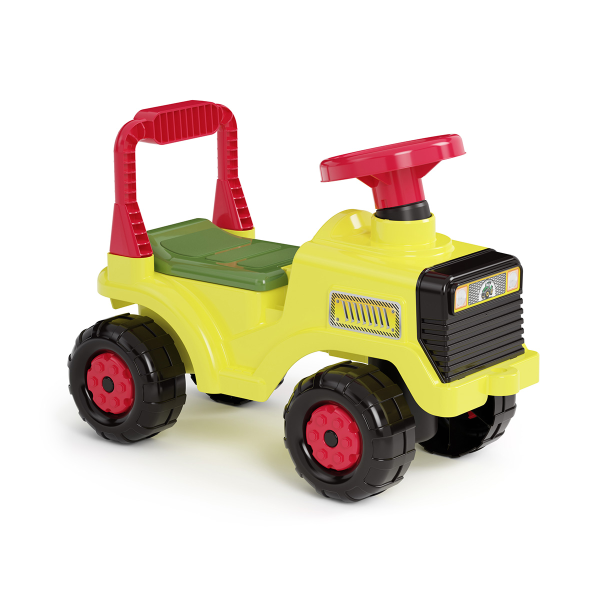 Машинка детская "трактор" (желтый) (1/2) "альтернатива" м4943