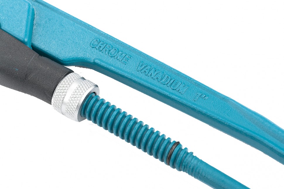 Ключ трубный рычажный 1, №1, цельнокованый, CrV, тип "L" Gross (15601)