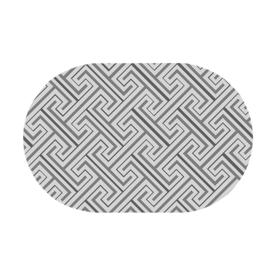 Ковер циновка "эко" 0,8*1,5 м  77012/55 овальный (1/10) "люберецкие ковры"