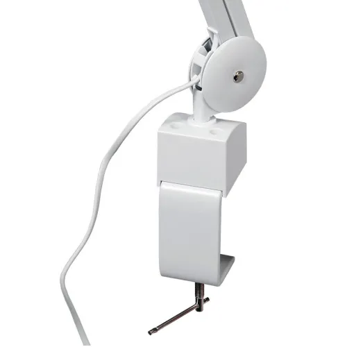 Лупа-лампа на струбцине Veber LED Bi-color, со сменными линзами и подсветкой (8608D)