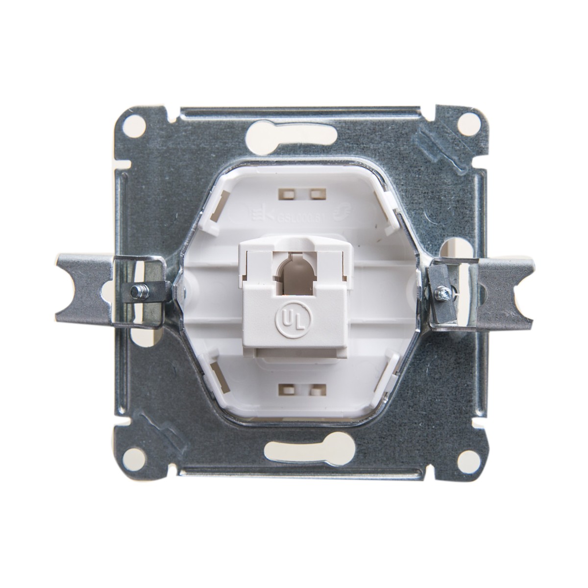 Розетка компьютерная "glossa" 1 местн. rj45 (механизм) перламутр (1/10/160) "schneider"