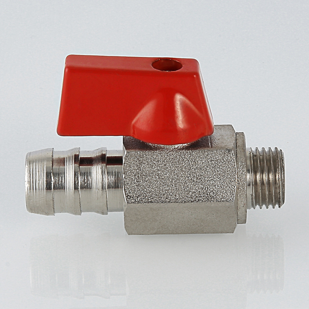 Кран шаровый дренажный со штуцером 1/4'' НН флажок VALTEC