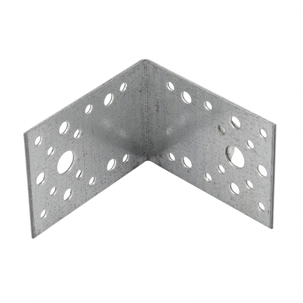 Крепежный уголок 2 мм, КU 90 x 90 x 65 мм Сибртех (46405)