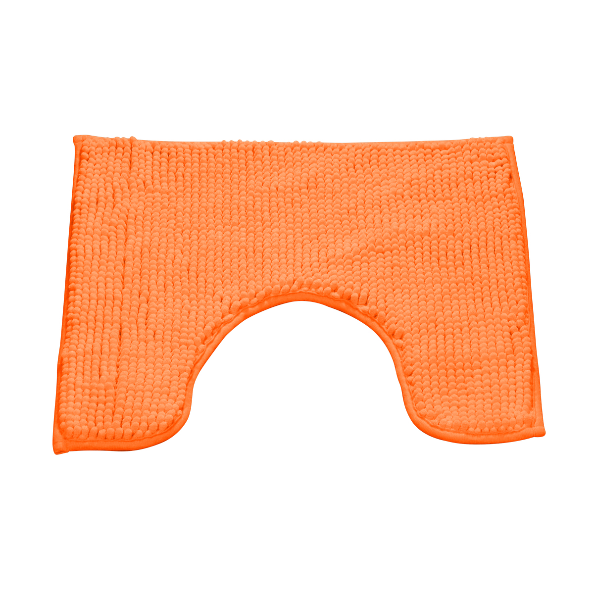 Коврик для туалета "merci" 45*45 см, полиэстер (оранжевый) (1/36) "swensa" atm-2100org-t