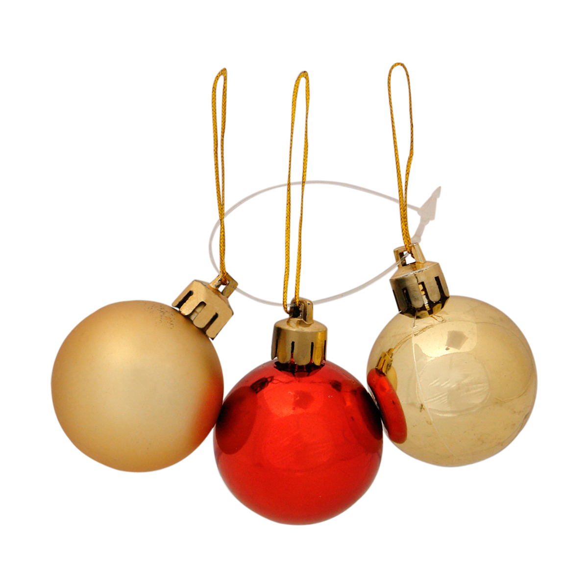 Шары новогодние промо pro4-3 набор 3 шт. d - 4 см, разноцв. (1/108/216) "волшебная страна"