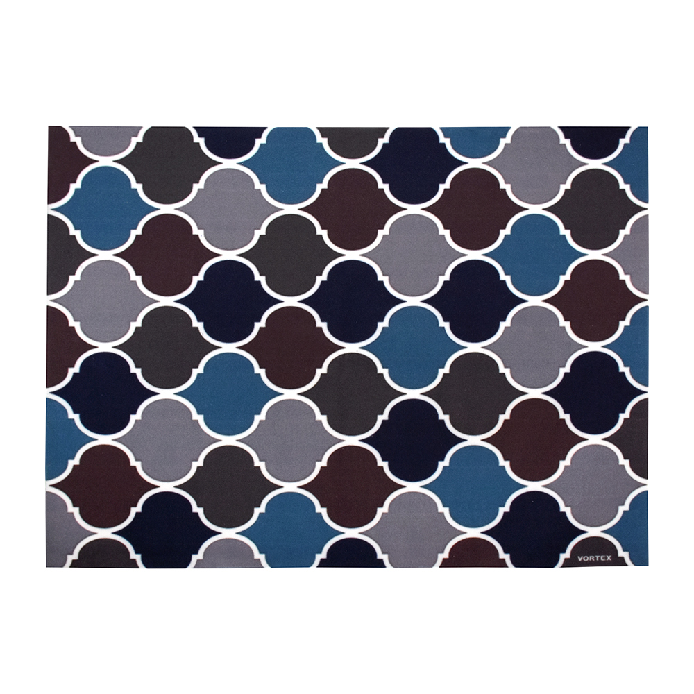 Коврик влаговпитывающий "samba" 90*120 см "орнамент" (1/8) "vortex" 24223