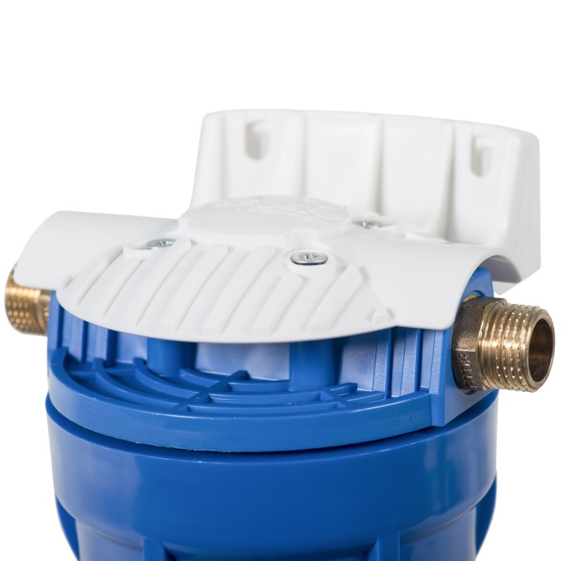 Фильтр магистральный Гейзер 1П 10SL 1/2" - 3/4" прозрачная колба