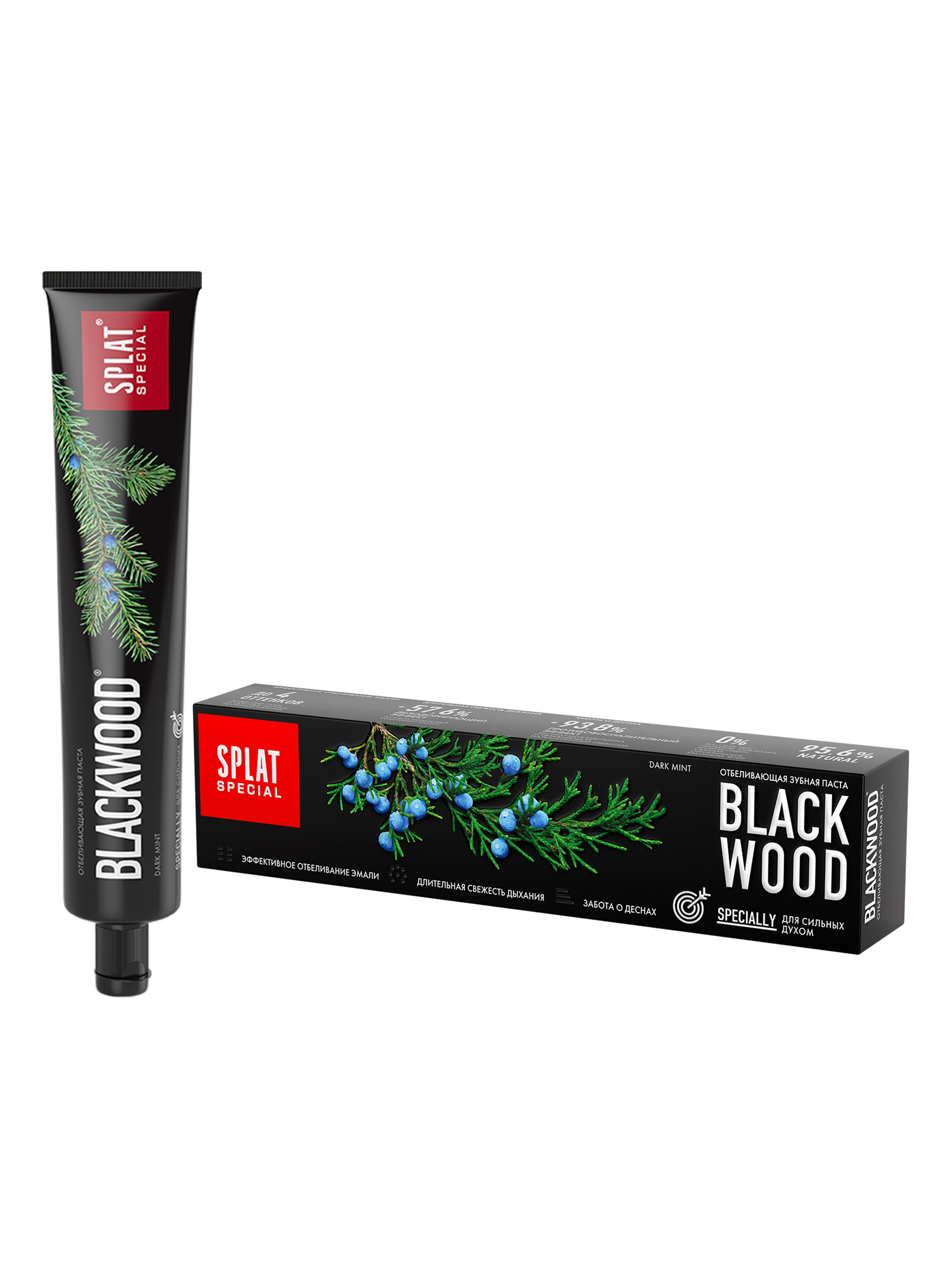 Зубная паста "blackwood" 75 мл (1/20) splat