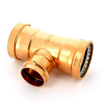 Тройник пресс медный Profipress VIEGA 76x54x76